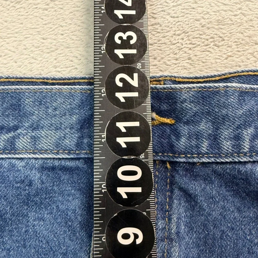 Carhartt Jeans Mens Measures 42x31 Blue Carpenter Denim Utility Workwear